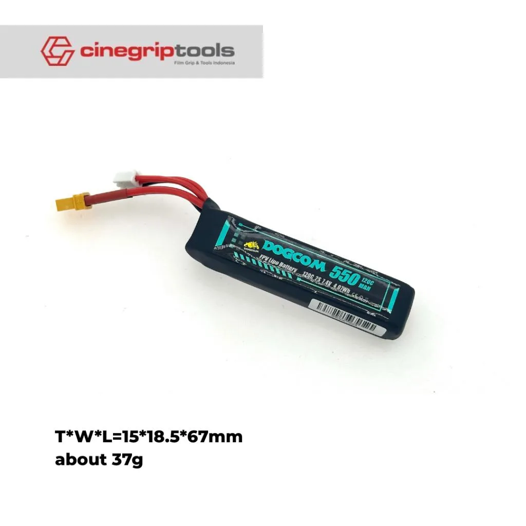 DOGCOM FPV Battery XT30 - DC550/120C-2S 7.4V