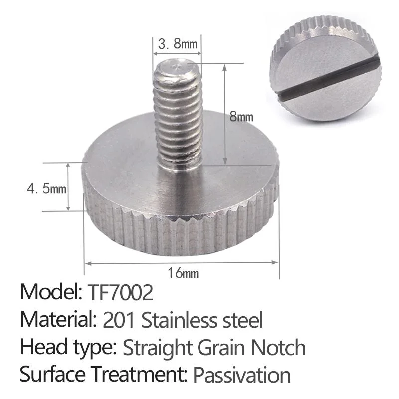 slotted quick-release screw without ring TF7002 isi 2pcs