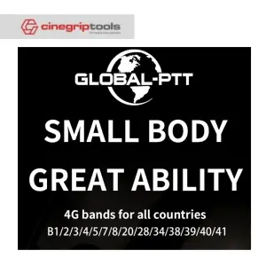 Cinegriptools Walkie Talkie Global PTT G338 (Included Simcard for Sea region only)