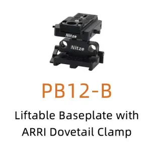 Nitze PB12-B 15mm LWS Liftable Baseplate with ARRI Dovetail Clamp