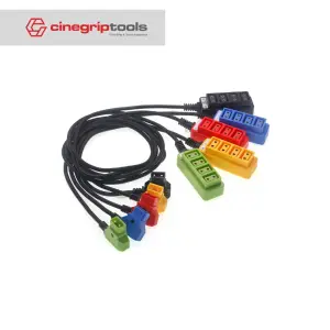 D-TAP to 4 D-tap female dispenser for RED/ARRI camera power cable 60cm