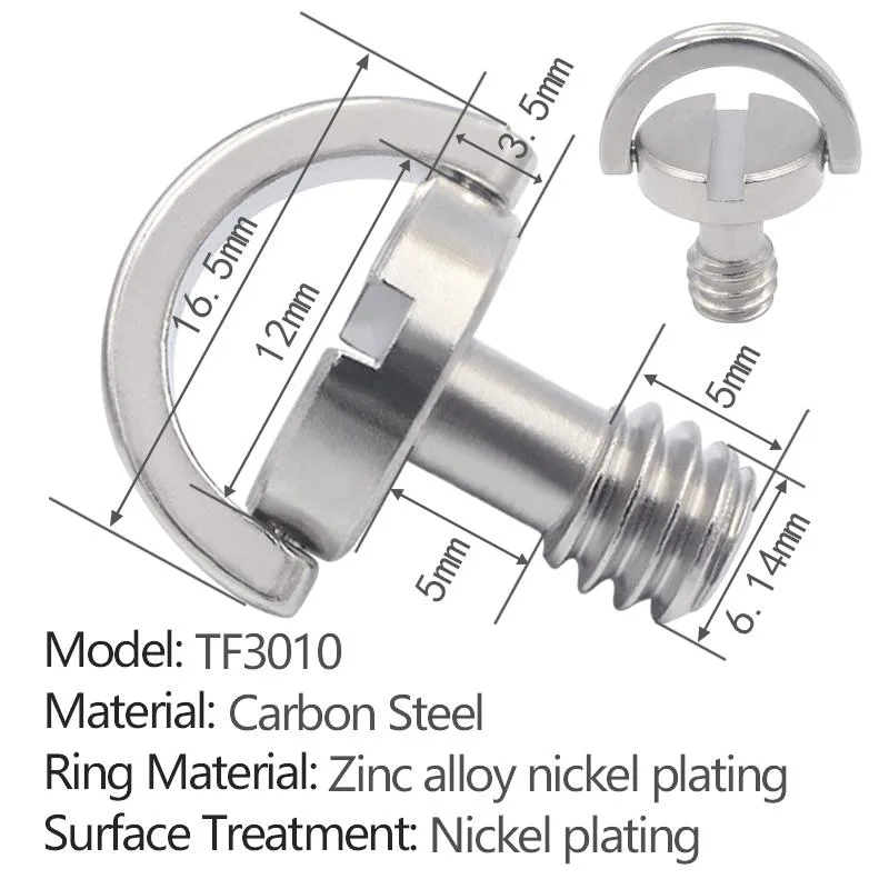 slotted flat ring quick-release screw TF3010