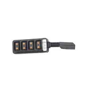 Ultrashort Dtap for 4 D-Tap Camera Power Dtap Fourway Splitter