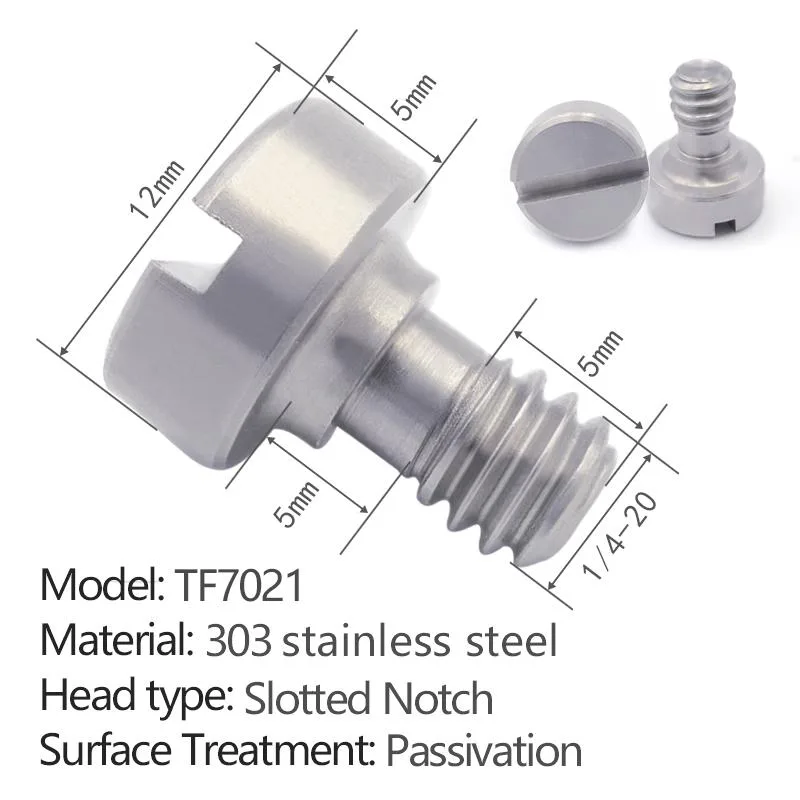 slotted quick-release screw without ring TF7021 - 2 pcs per pack