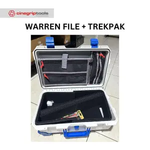 SMRITI HARDCASE (Pelican Copy) S5129 Pull Rod Protective Waterproof IP67 Tools Case With Warren file + TrekPak - Yellow