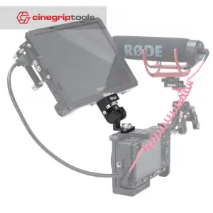 Nitze Elf Series Monitor Holder -3/8"-16 to 1/4"-20 Screw N54-G4