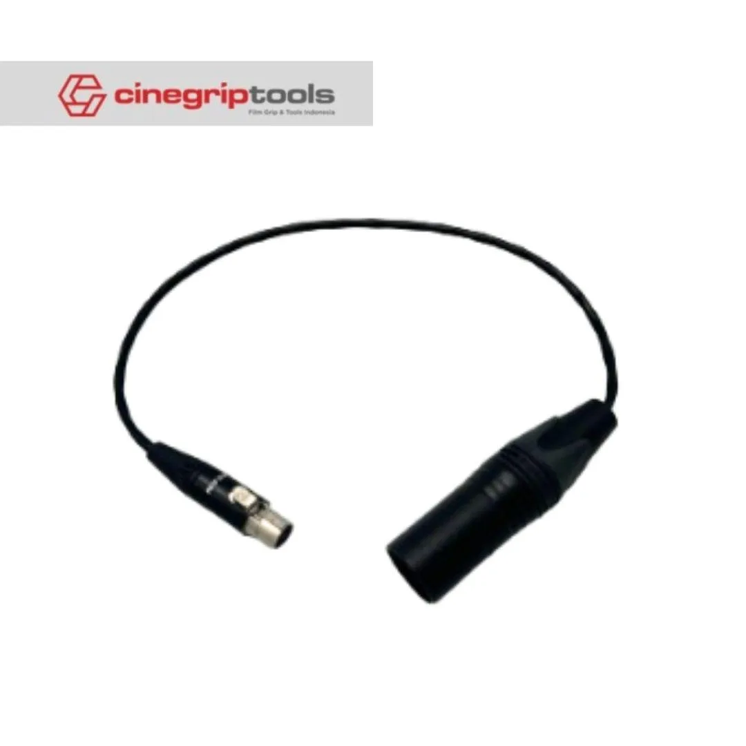 TA-3 to XLR male/female - 30cm