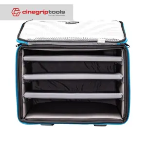 Tenba 1x1 LED 3-Panel Case with Wheels - Black