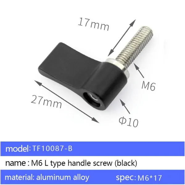 M6 L-shape handle screw TF10087-B