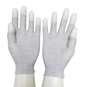 Anti Static Gloves Soldering Gloves Antistatic ESD Carbon PU Fingertip