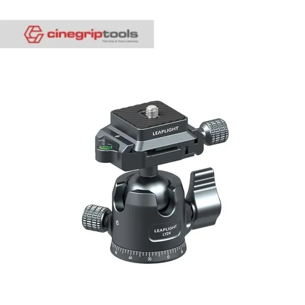 Leaplight aluminum alloy universal rotating gimbal base 360degree panoramic base tripod LYZ4