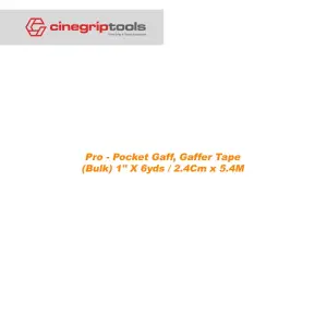 Pro - Pocket Gaff, Gaffer Tape Fluorescent 1" X 6yds/2.4Cm x 5.4M