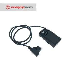 Npf 550/ npf 750 power cord battery dummy to D-tap