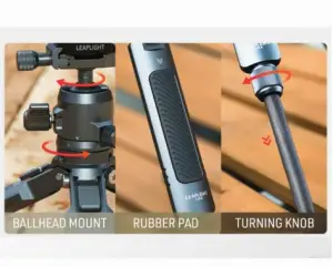 Leaplight Carbon Fiber Mini Tripod