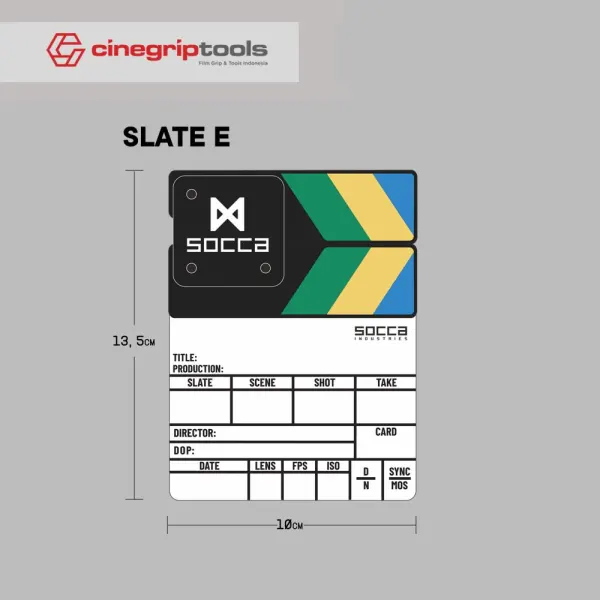Socca Clapperboard - Size E