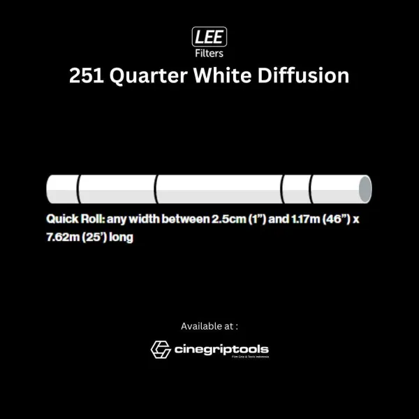 Lee Filter 251 Quarter White Diffusion