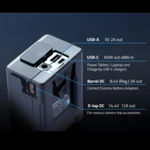 SWIT V-mount Battery OMNI-99S 99Wh USB-C Info Pocket - OMNI-99S