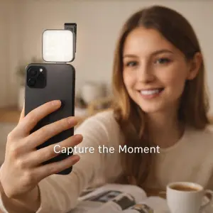 Magsafe 360 Selfie Beauty Lighting Konten, Smartphone Live Streaming Shooting Light, Magnetic Pocket Light, Selfie Beauty Light, Outdoor Shooting Led Light, Ultra-Bright Portable