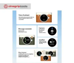 Powerbank M3 Smart Treasure Real Capacity 10.000Mah Charging Treasure Touch Screen Smart Watch Bluetooth Speaker Three-in-One Photo Album Sports Health Mini Fast Charging Power Supply
