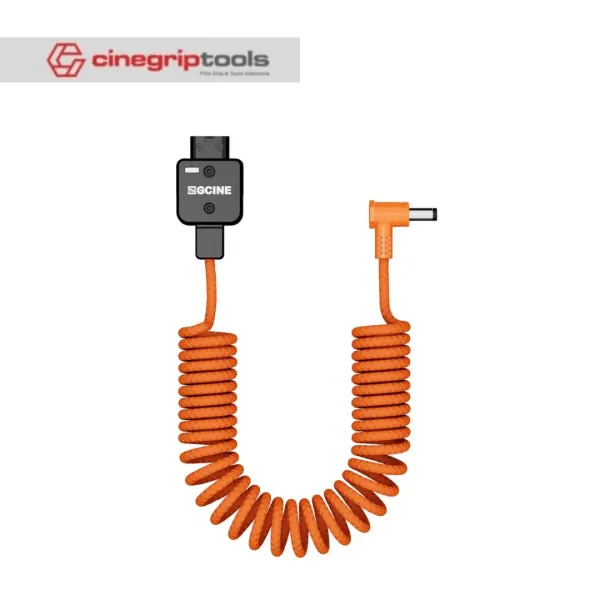 ZGCINE DT-DC L- D-Tap to DC Power Cable (DC=5.5*2.5) Coiled Braided Cable