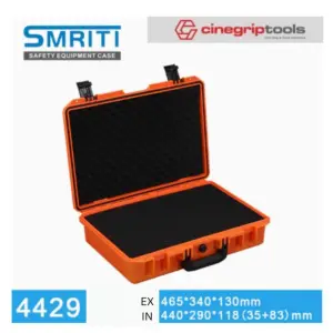 SMRITI S4429 Pull Rod Protective Waterproof IP67 Tools Case With Pick and Pluck Foam