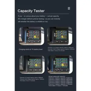 Feidu FD-NF105 Small Train F1 Multifunctional Five-bay Fast Charger NP-F Series Battery Charger