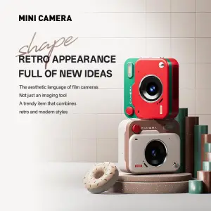 Digital Camera Photo and Video Pocket Ccd Retro Mini Small High-Definition Camera Pixels