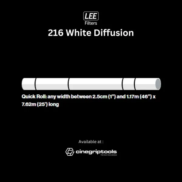 Lee Filter 216 White Diffusion