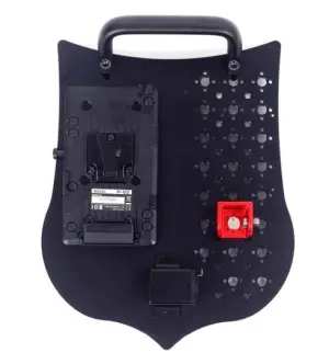 VEST - Battery Power back XLR 3pin Power Output Handle fixing plate