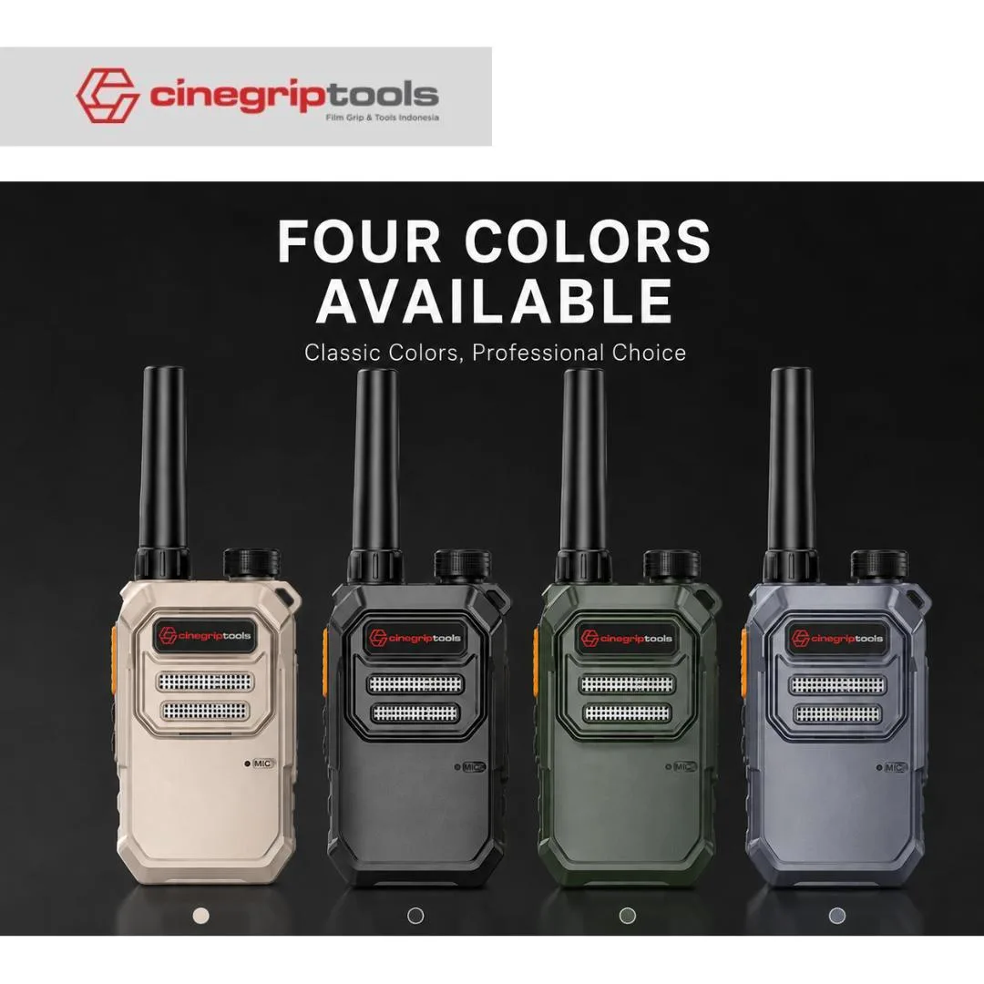 Cinegriptools Walkie talkie HT - X3 plus 1set Isi 2pcs 2 Biji