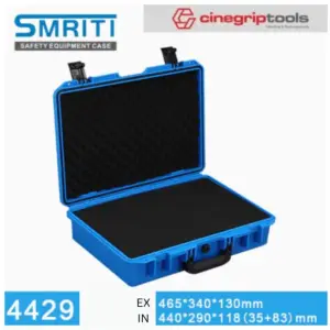 SMRITI S4429 Pull Rod Protective Waterproof IP67 Tools Case With Pick and Pluck Foam