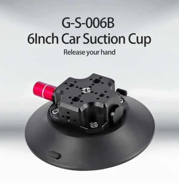 Multi-Function Support Load 100Kg 6 Inch Suction Cup For Car Camera