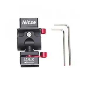 Nitze Elf Series Monitor Holder (QR NATO Clamp to QR NATO Clamp)