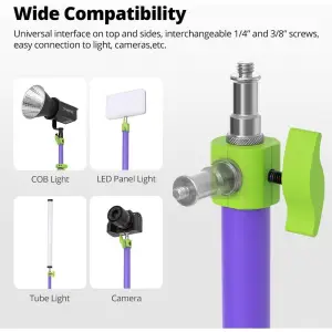 Stand Lighting Light Stand 2.8m Colorful Reinforced All-Metal Tripod Outdoor Studio Flash Studio Shooting