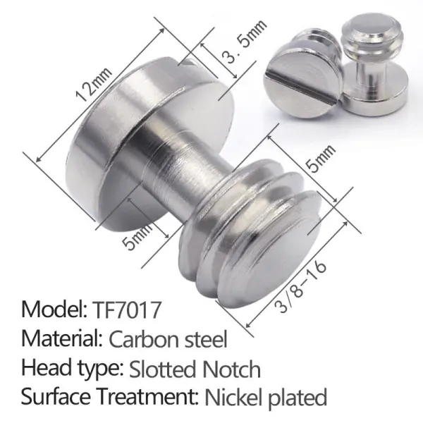 slotted quick-release screw without ring TF7017 - 2 pcs per pack