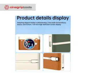 Powerbank M3 Smart Treasure Real Capacity 10.000Mah Charging Treasure Touch Screen Smart Watch Bluetooth Speaker Three-in-One Photo Album Sports Health Mini Fast Charging Power Supply
