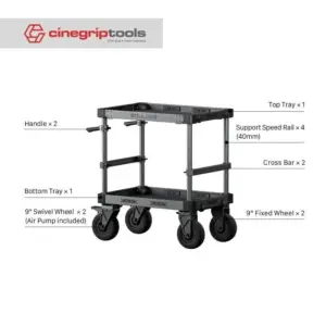 Tilta Boulder 36inch Camera Cart - Cinema Cart Film