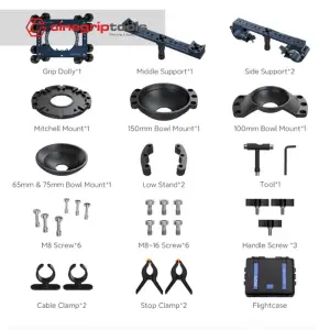 Movmax Slider Grip Dolly Pro Kit With Flightcase