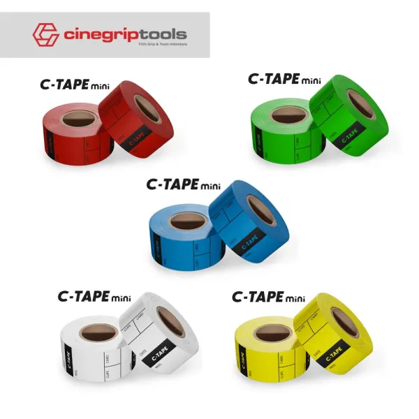 C-Tape mini 25mm x 5m, 80 reel tags