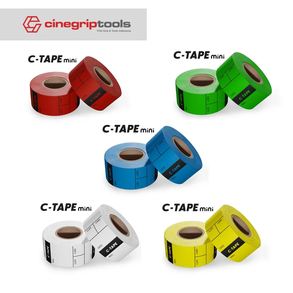 C-Tape mini 25mm x 5m, 80 reel tags