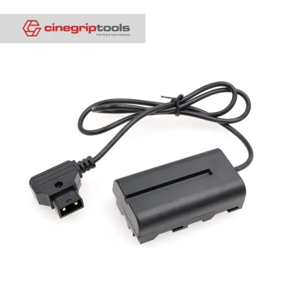 Npf 550/ npf 750 power cord battery dummy to D-tap