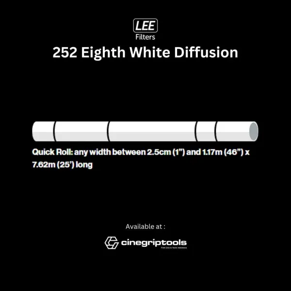 Lee Filter 252 Eighth White Diffusion