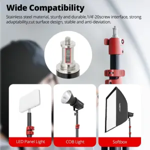 Stand Lighting Light Stand 2.8m Colorful Reinforced All-Metal Tripod Outdoor Studio Flash Studio Shooting