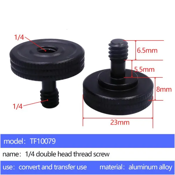 Female to male conversion screw 1/4 TF10079 - 2 pcs per pack
