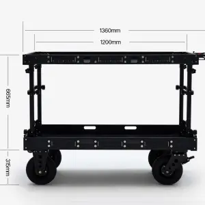PANYAN Large Infantry Cart - 10 inch wheels LCB-L1001