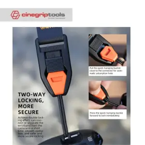 Leaplight camera wrist strap magnetic quick buckle LY-01