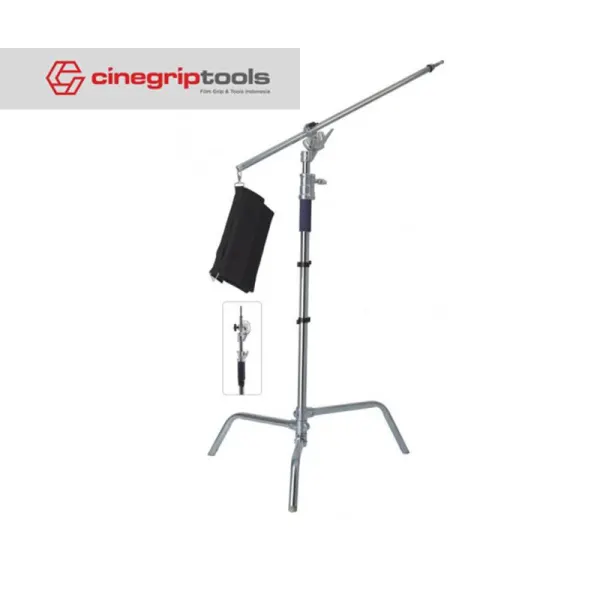 DearKoL K-4 3100mm 2 in 1 reclined C stand with boom