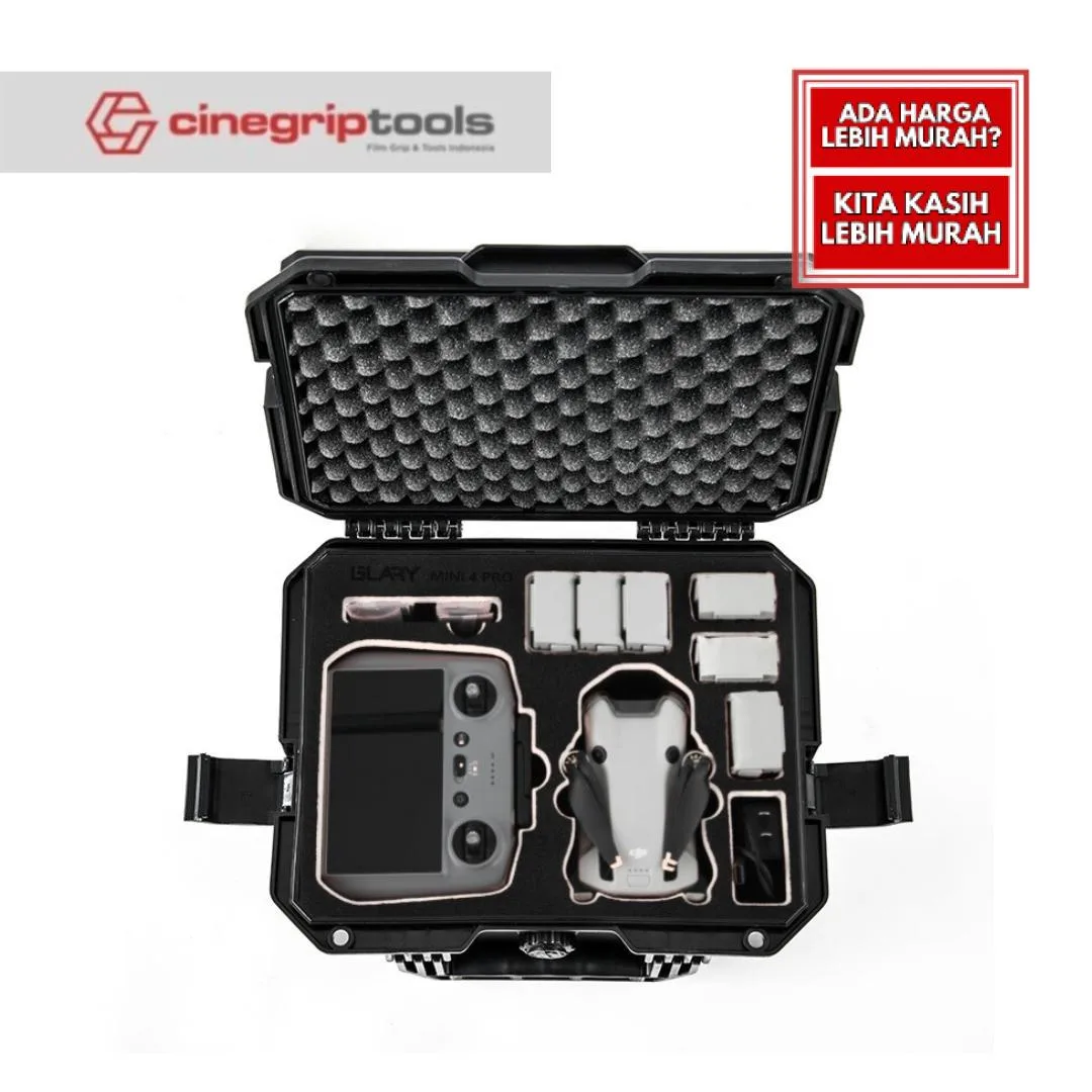 Glary Drone Hard Case-DJI Mini 4 Pro Best Drone Hard Case
