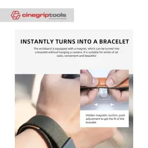 Leaplight camera wrist strap magnetic quick buckle LY-01