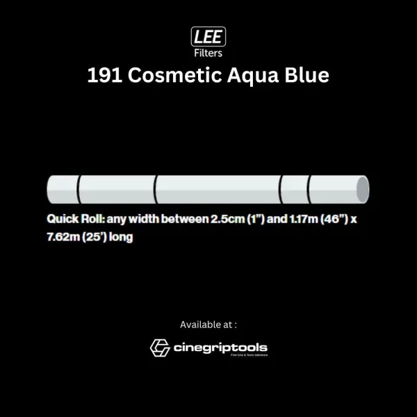 Lee Filter 191 Cosmetic Aqua Blue